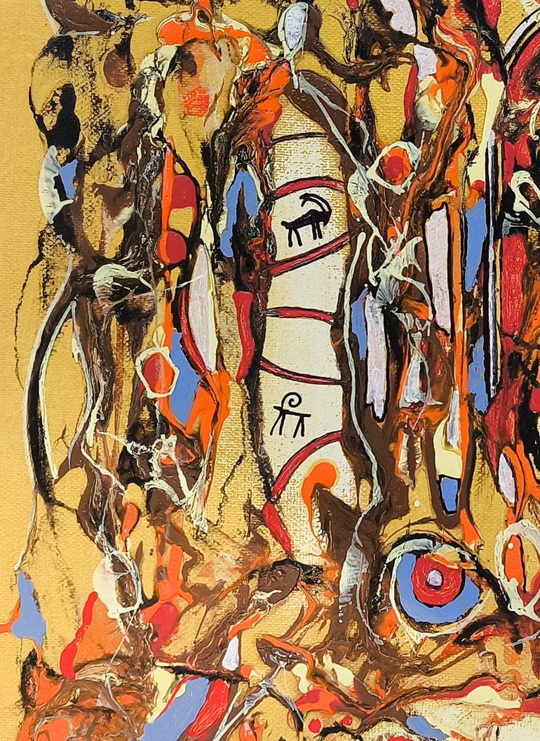 Original Abstract Classical Mythology Painting by Narinart Armgallery
