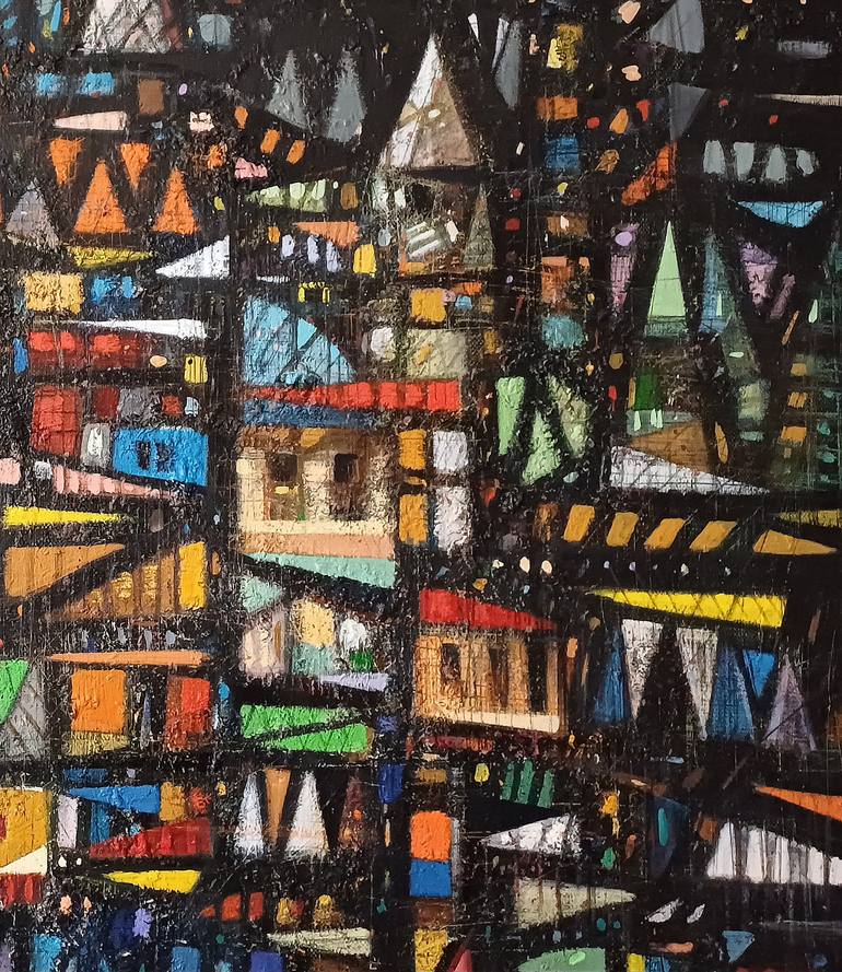 Original Impressionism Cities Painting by Narinart Armgallery