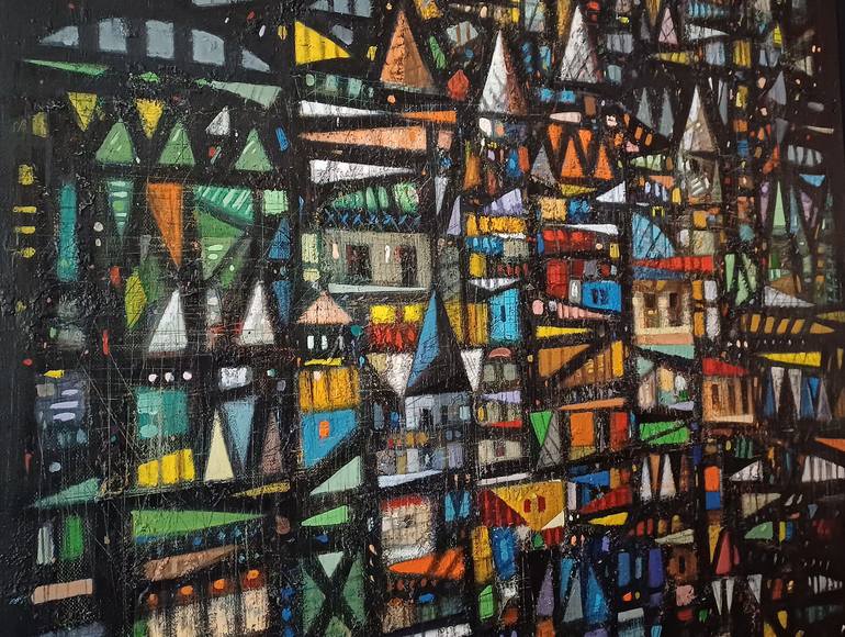 Original Impressionism Cities Painting by Narinart Armgallery