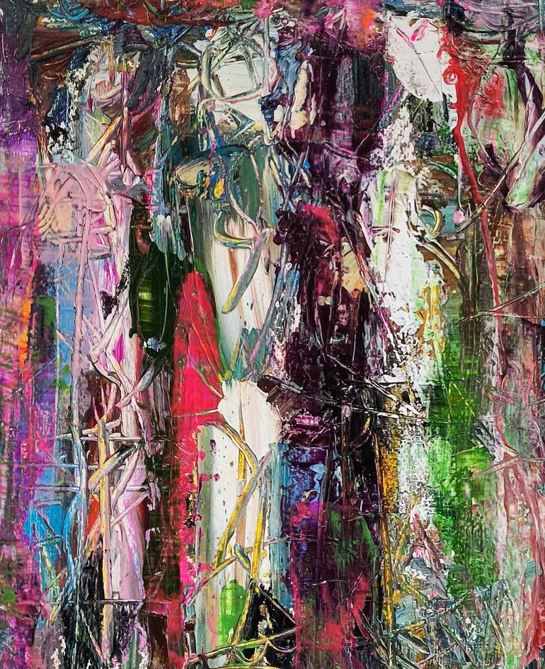Original Abstract People Painting by Narinart Armgallery