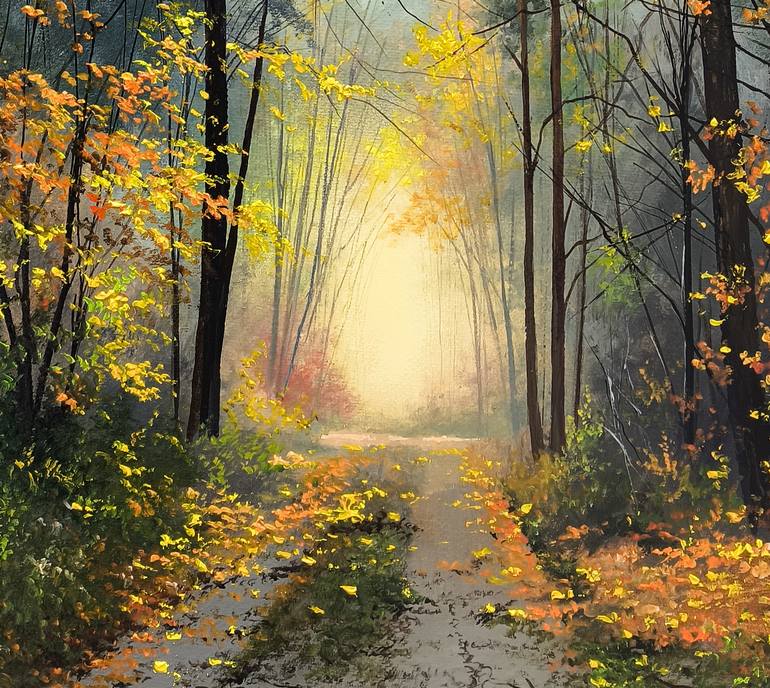 Original Impressionism Landscape Painting by Narinart Armgallery