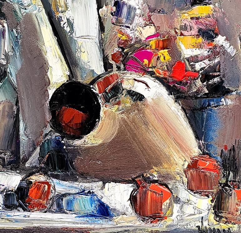 Original Impressionism Still Life Painting by Narinart Armgallery