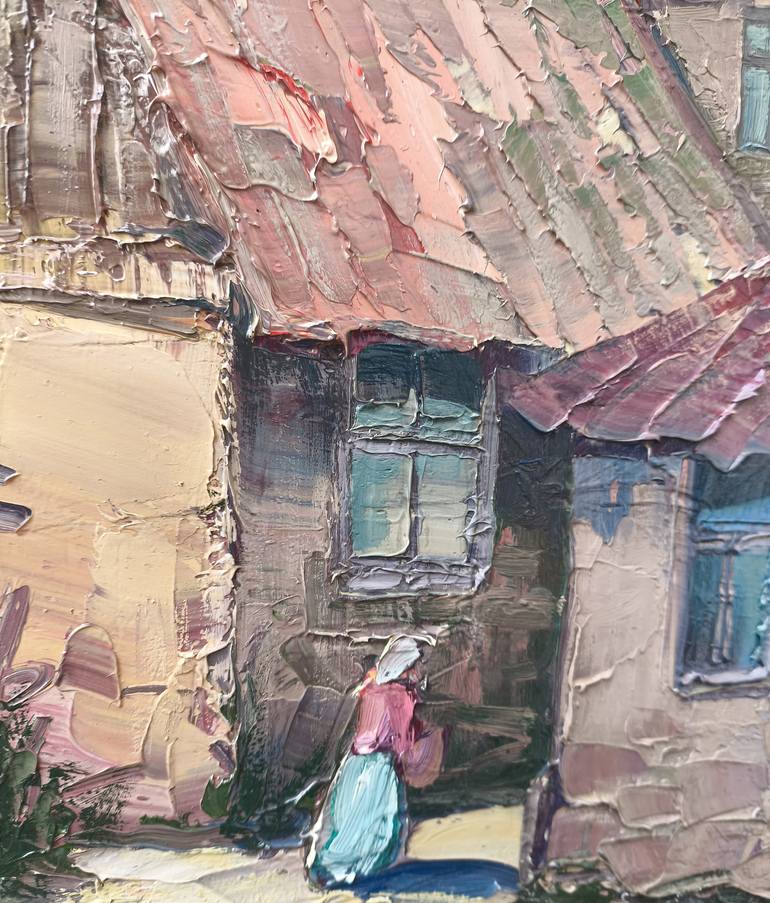 Original Impressionism Rural Life Painting by Narinart Armgallery