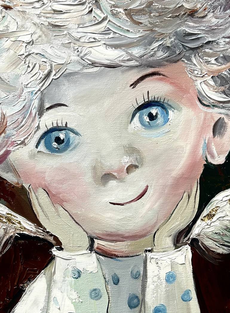 Original Impressionism Children Painting by Narinart Armgallery