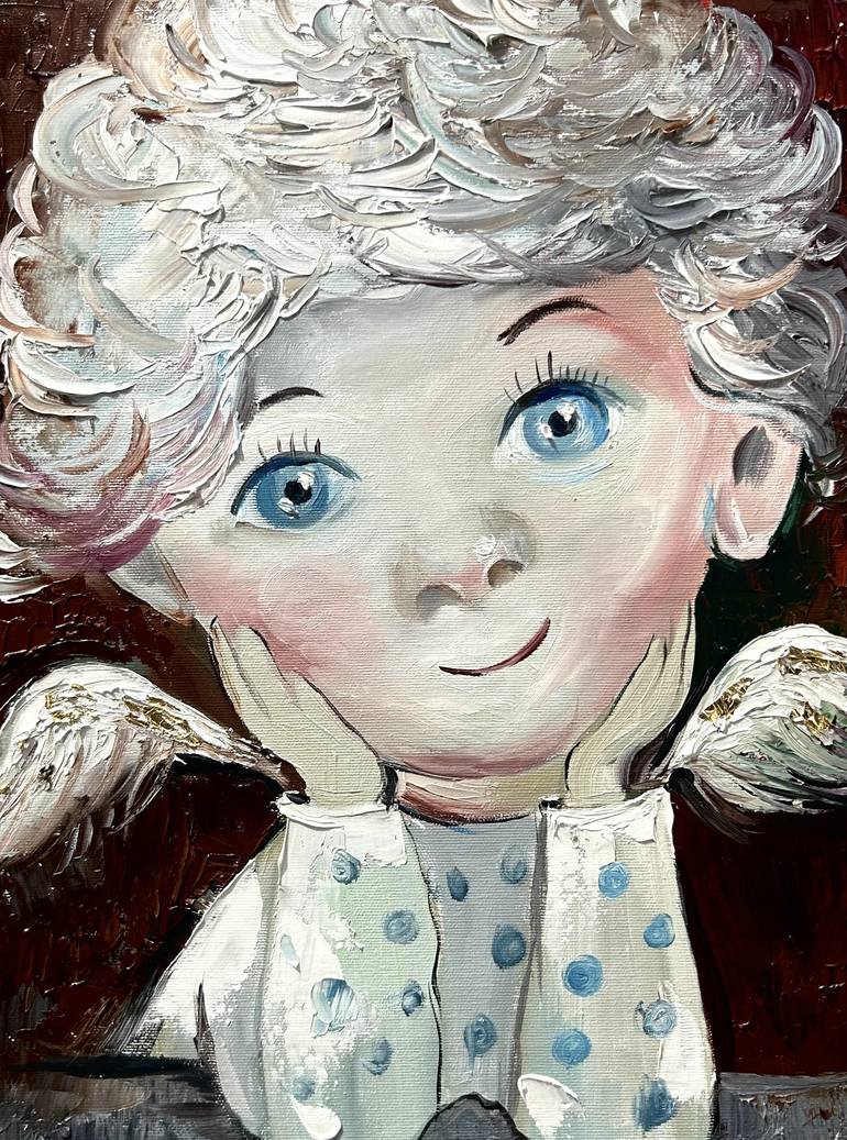Original Impressionism Children Painting by Narinart Armgallery