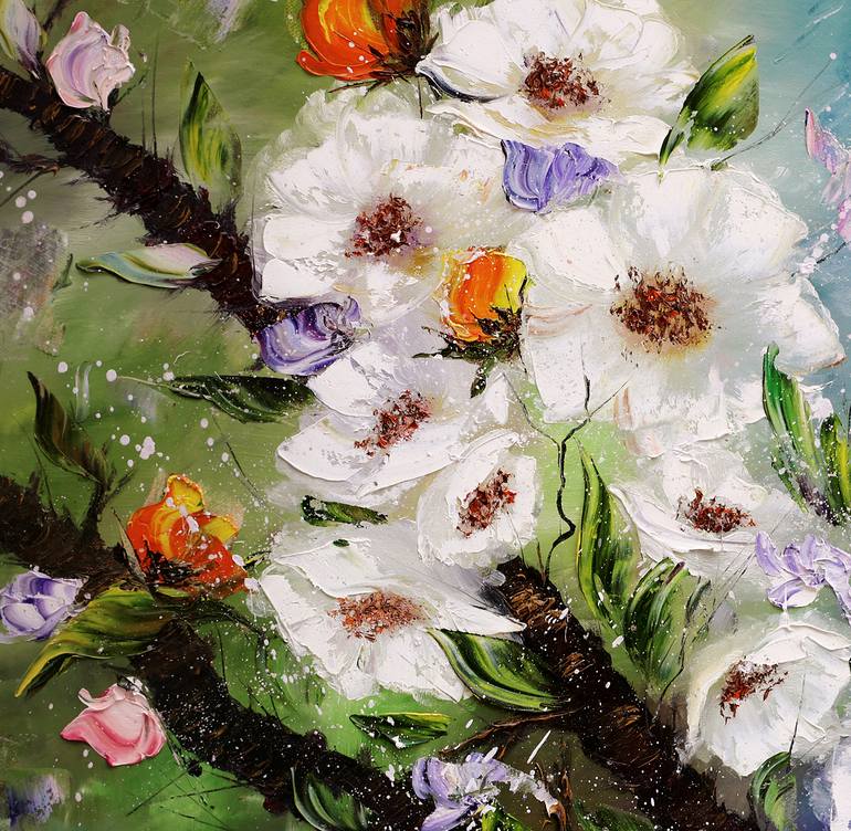 Original Impressionism Nature Painting by Narinart Armgallery