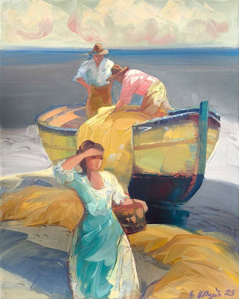 Original Impressionism Seascape Paintings by Narinart Armgallery