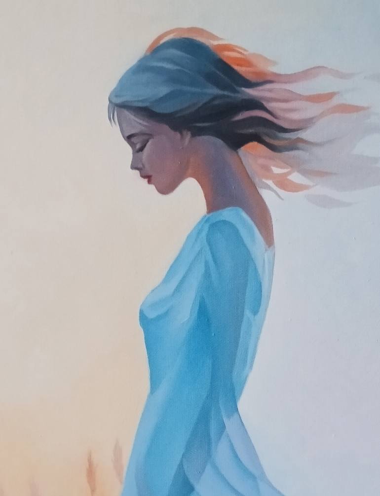 Original Impressionism Women Painting by Narinart Armgallery