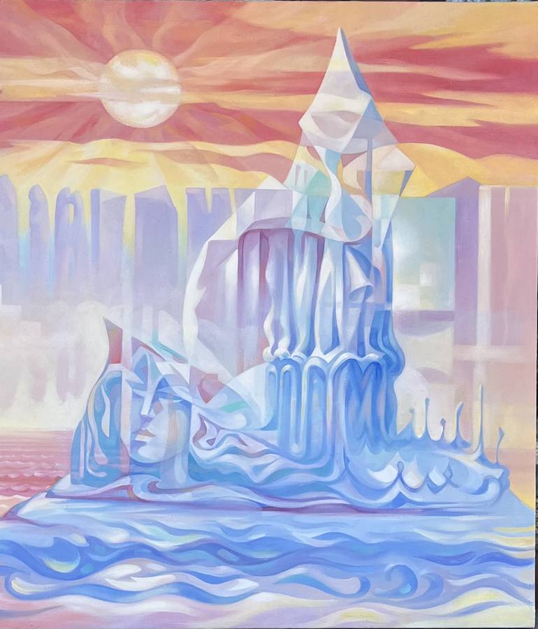 Original Modernism Fantasy Painting by Narinart Armgallery