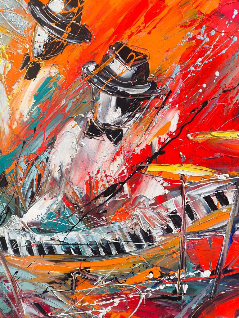 Original Abstract Music Painting by Narinart Armgallery