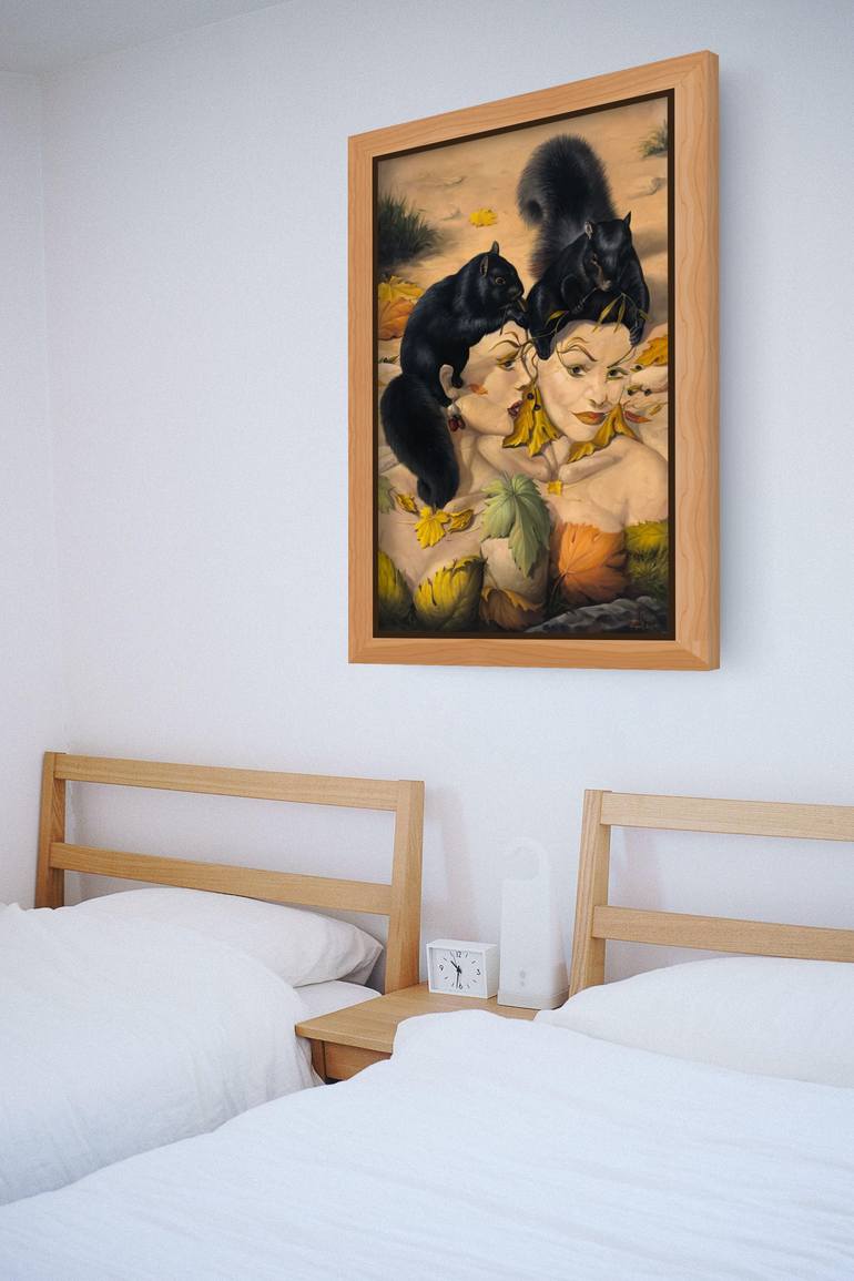 Original Surrealism Women Painting by Narinart Armgallery