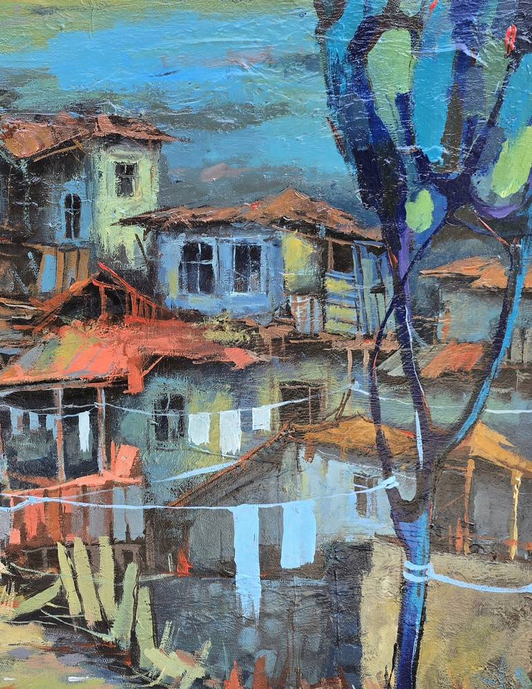 Original Impressionism Rural Life Painting by Narinart Armgallery