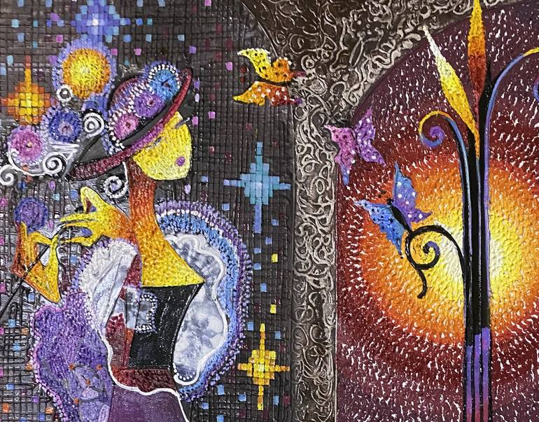 Original Impressionism Music Painting by Narinart Armgallery