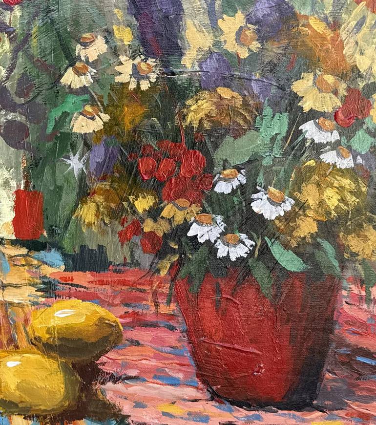 Original Impressionism Floral Painting by Narinart Armgallery
