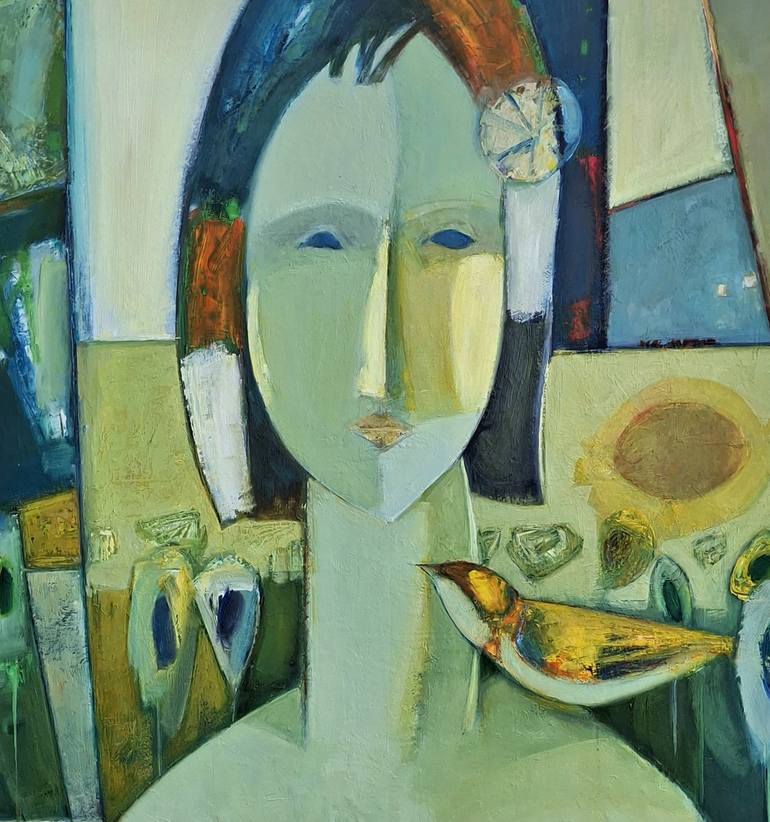 Original Impressionism Women Painting by Narinart Armgallery