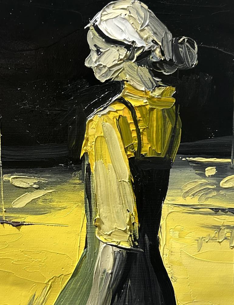 Original Impressionism Women Painting by Narinart Armgallery