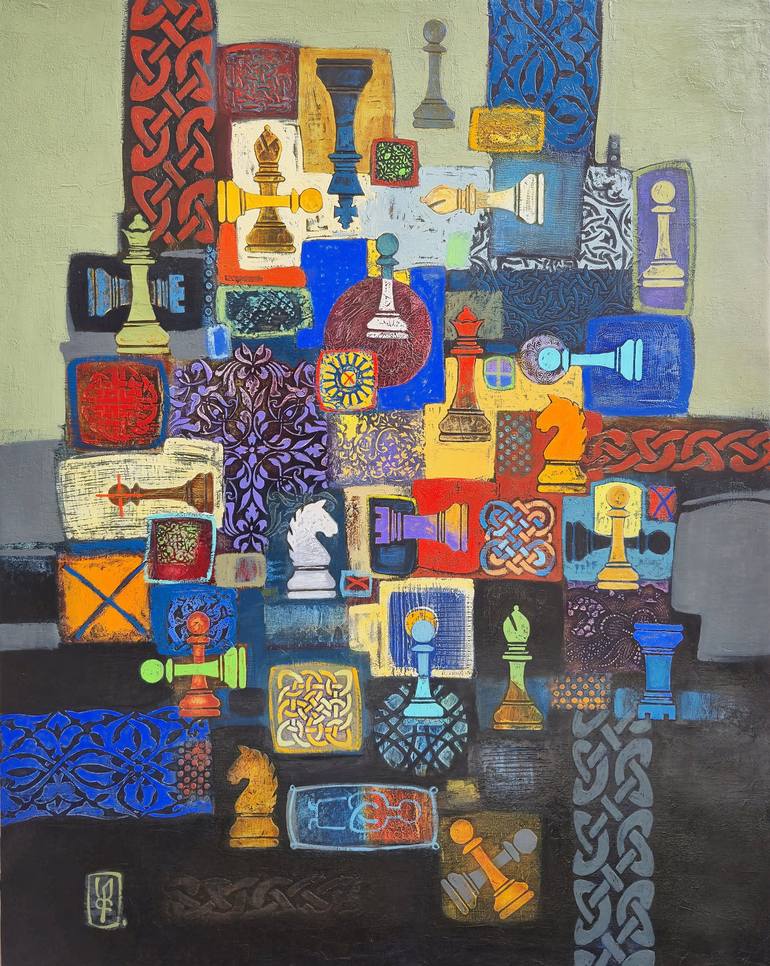 Original Abstract Sports Paintings by Narinart Armgallery