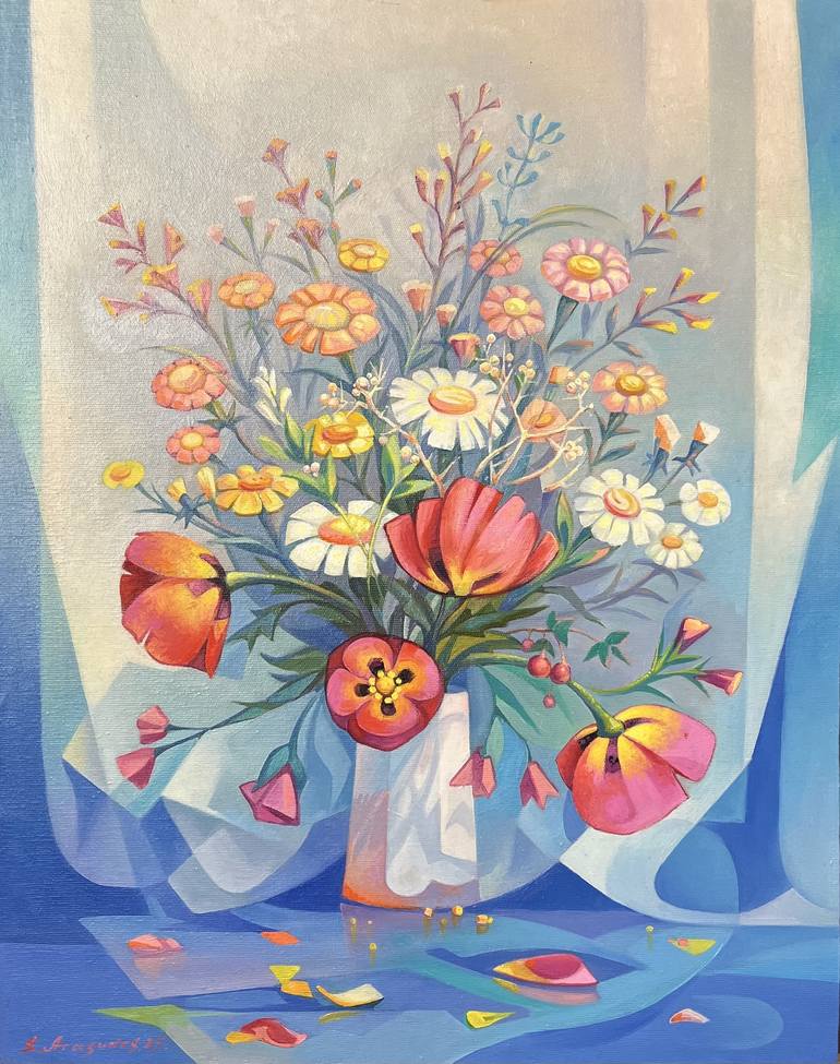 Original Impressionism Floral Paintings by Narinart Armgallery
