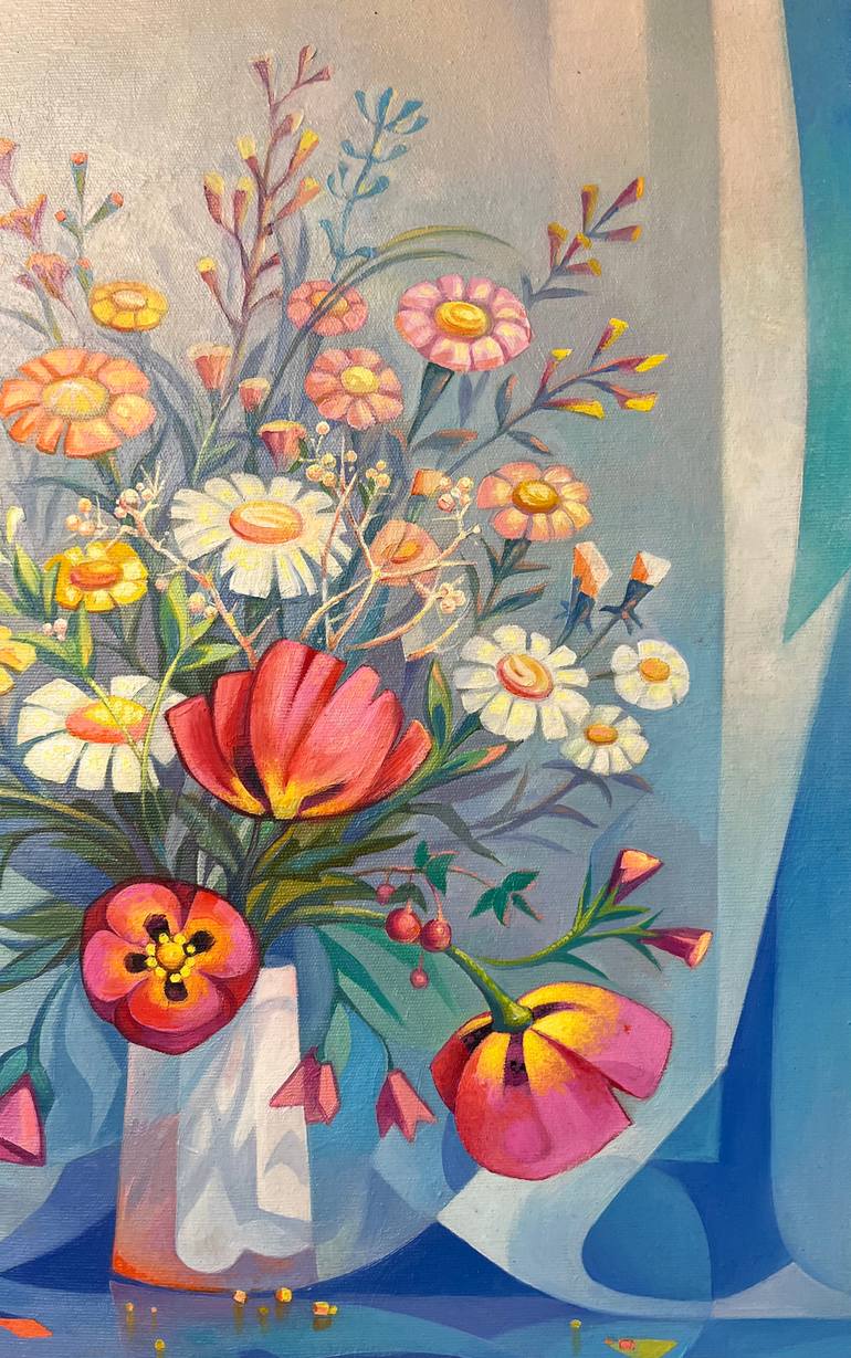 Original Impressionism Floral Painting by Narinart Armgallery