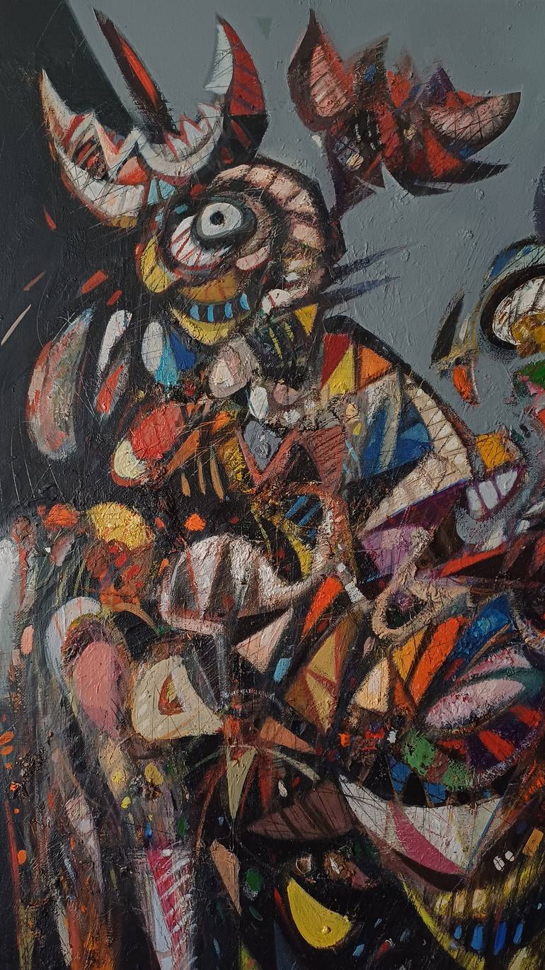 Original Abstract Animal Painting by Narinart Armgallery