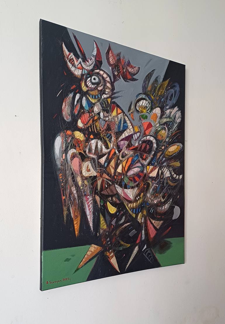 Original Abstract Animal Painting by Narinart Armgallery