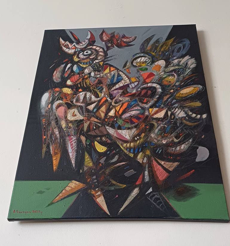 Original Abstract Animal Painting by Narinart Armgallery