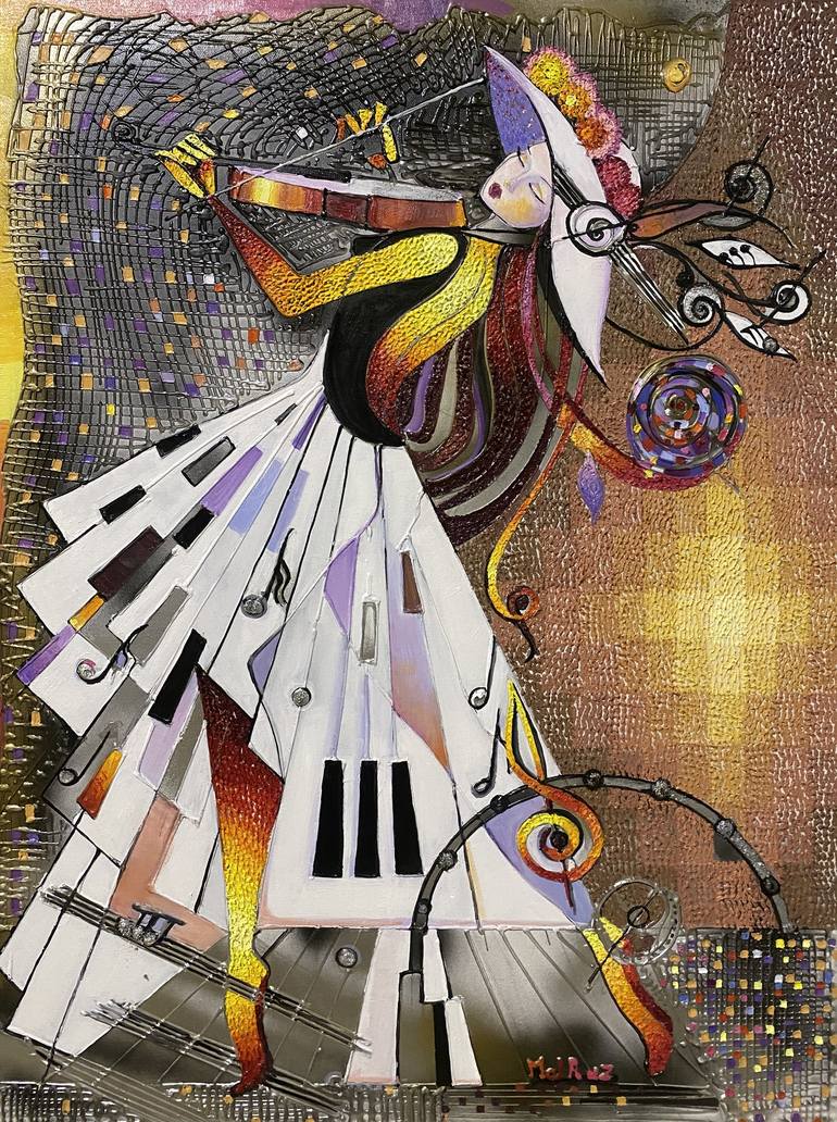 Original Modern Music Paintings by Narinart Armgallery