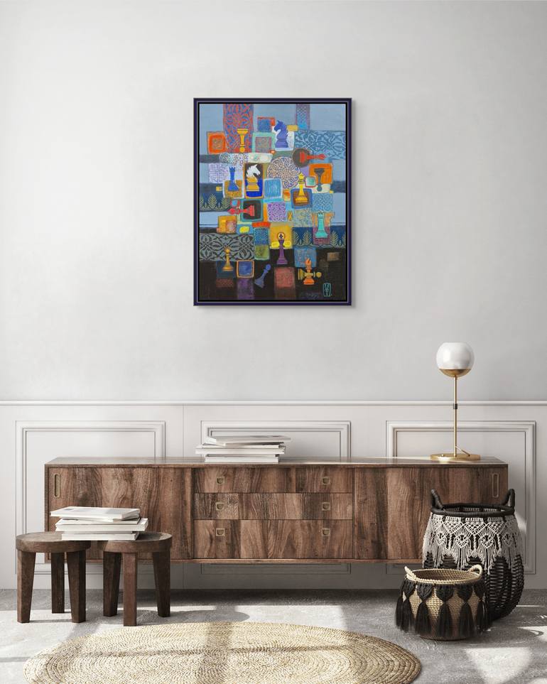 Original Abstract Sports Painting by Narinart Armgallery