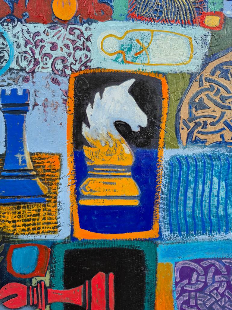 Original Abstract Sports Painting by Narinart Armgallery