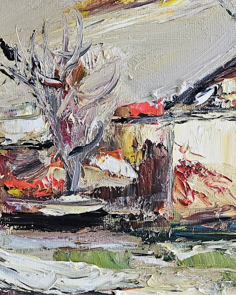 Original Abstract Rural Life Painting by Narinart Armgallery