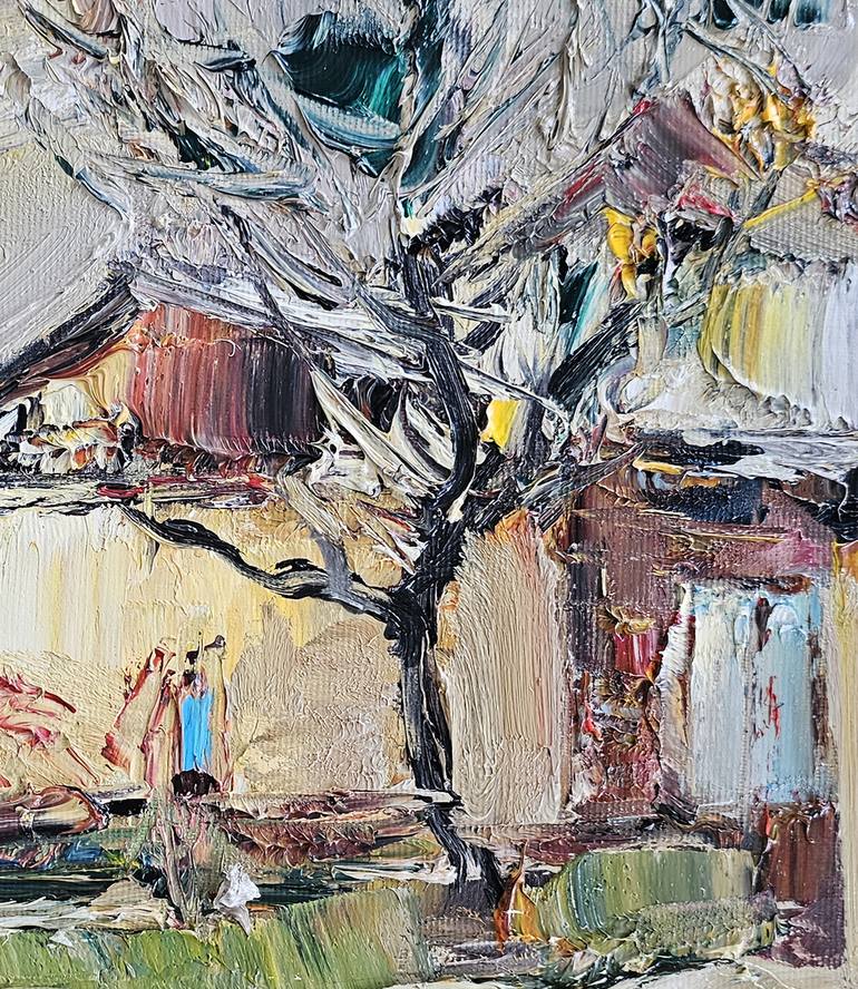 Original Abstract Rural Life Painting by Narinart Armgallery