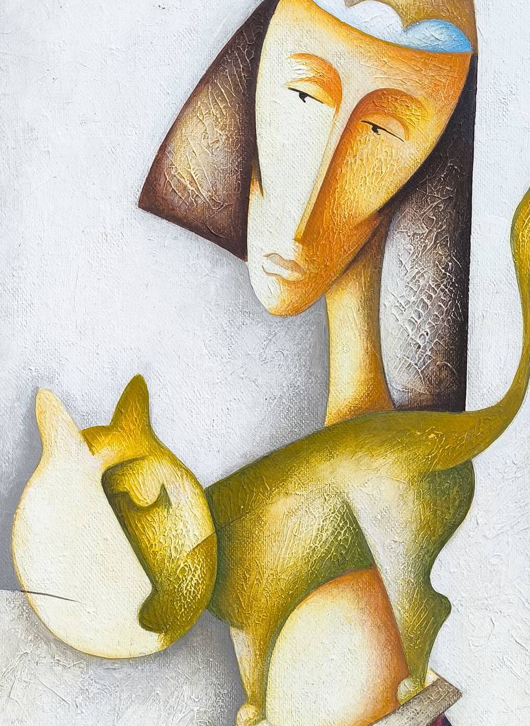 Original Figurative Men Painting by Narinart Armgallery