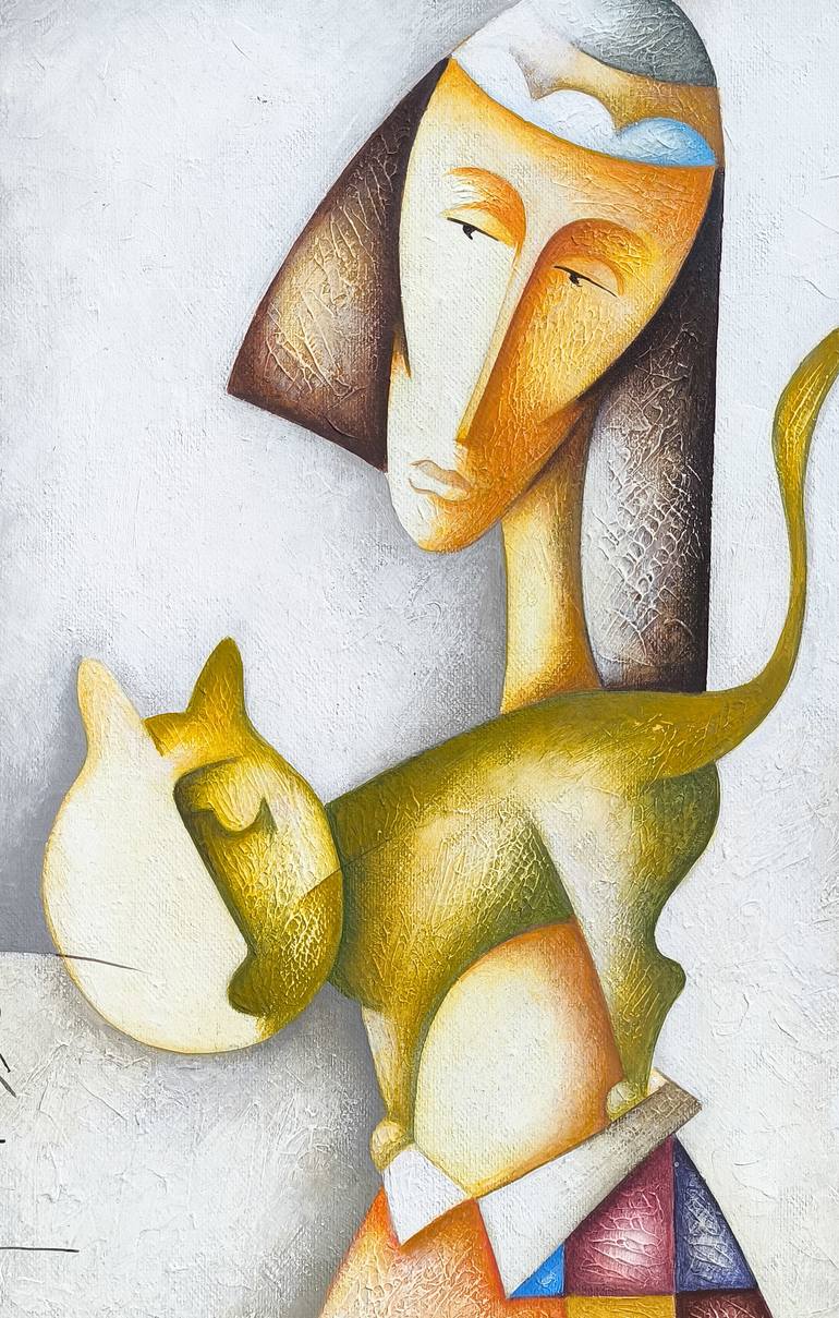 Original Figurative Men Painting by Narinart Armgallery