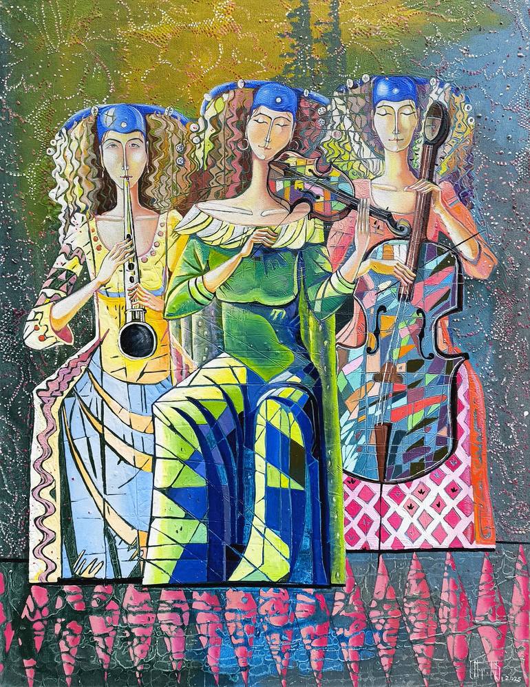 Original Modern Music Paintings by Narinart Armgallery