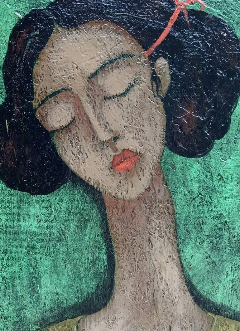 Original Impressionism Women Painting by Narinart Armgallery