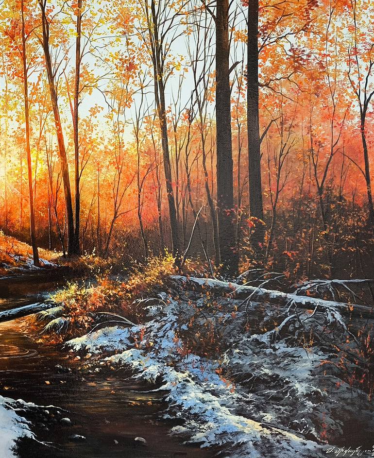 Original Modernism Landscape Painting by Narinart Armgallery