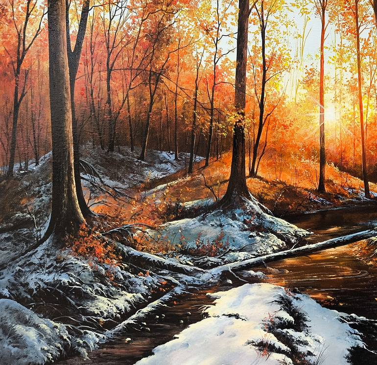 Original Modernism Landscape Painting by Narinart Armgallery