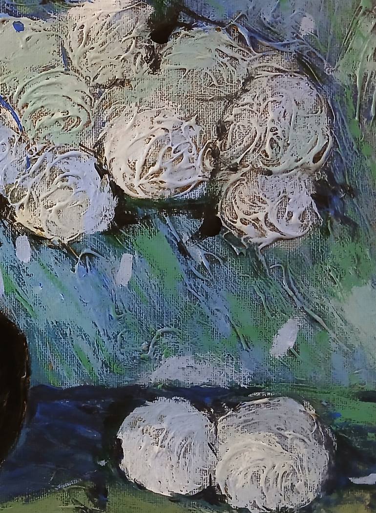 Original Abstract Floral Painting by Narinart Armgallery