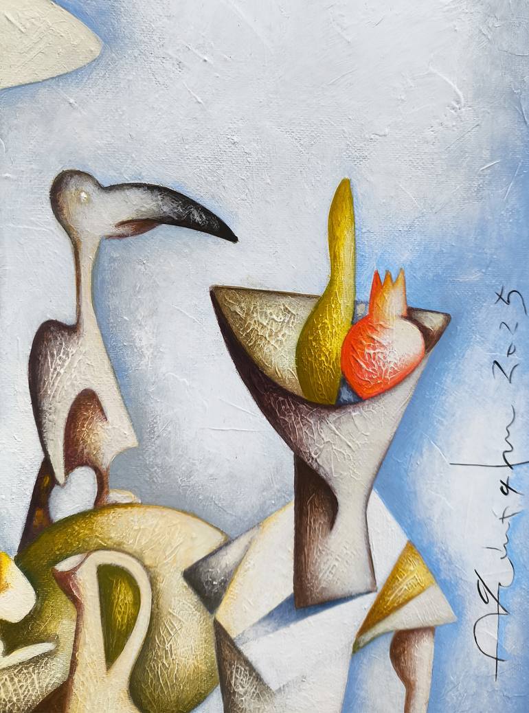 Original Abstract People Painting by Narinart Armgallery