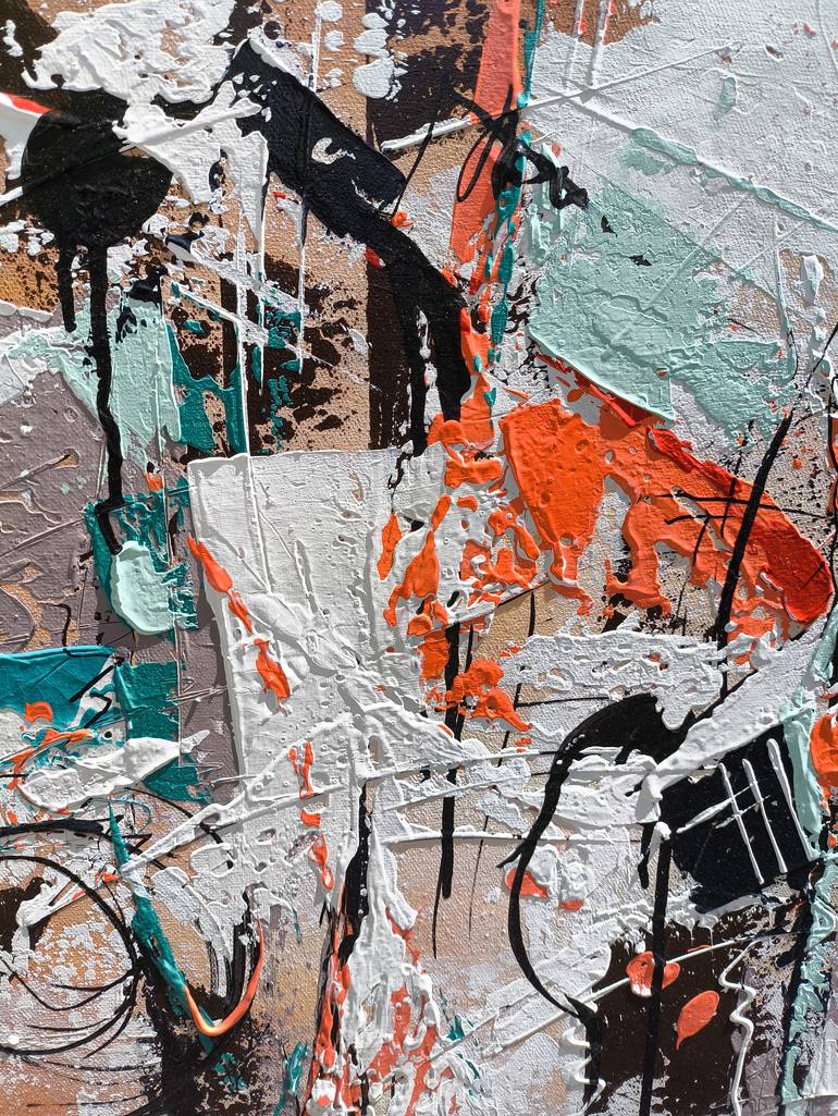 Original Abstract Expressionism Abstract Painting by Narinart Armgallery