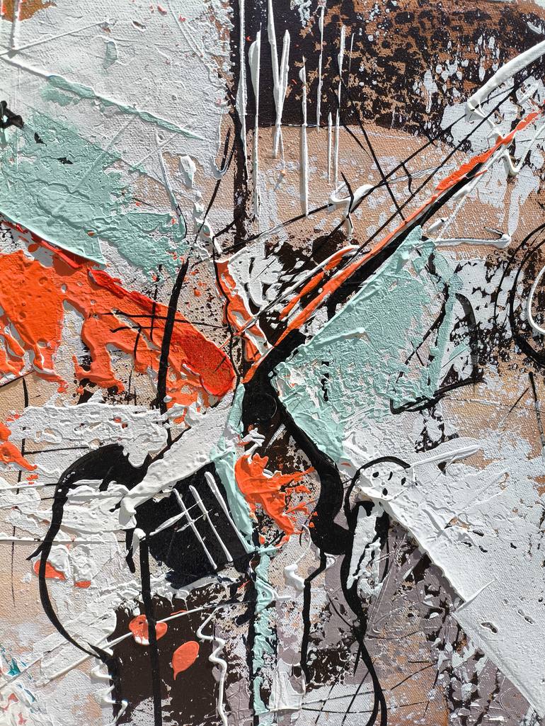 Original Abstract Expressionism Abstract Painting by Narinart Armgallery