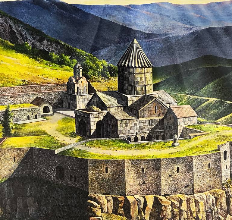 Original Realism Architecture Painting by Narinart Armgallery