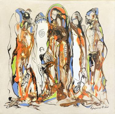 Original Abstract Classical Mythology Paintings by Narinart Armgallery
