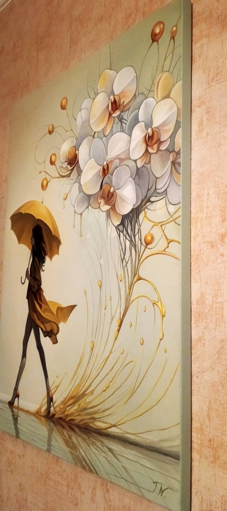 Original Impressionism Women Painting by Narinart Armgallery