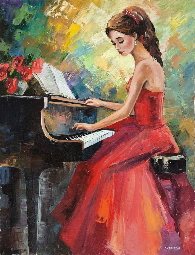 Original Modern Music Paintings by Narinart Armgallery