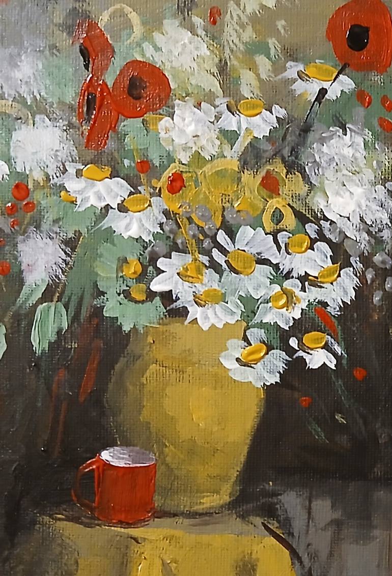 Original Impressionism Still Life Painting by Narinart Armgallery