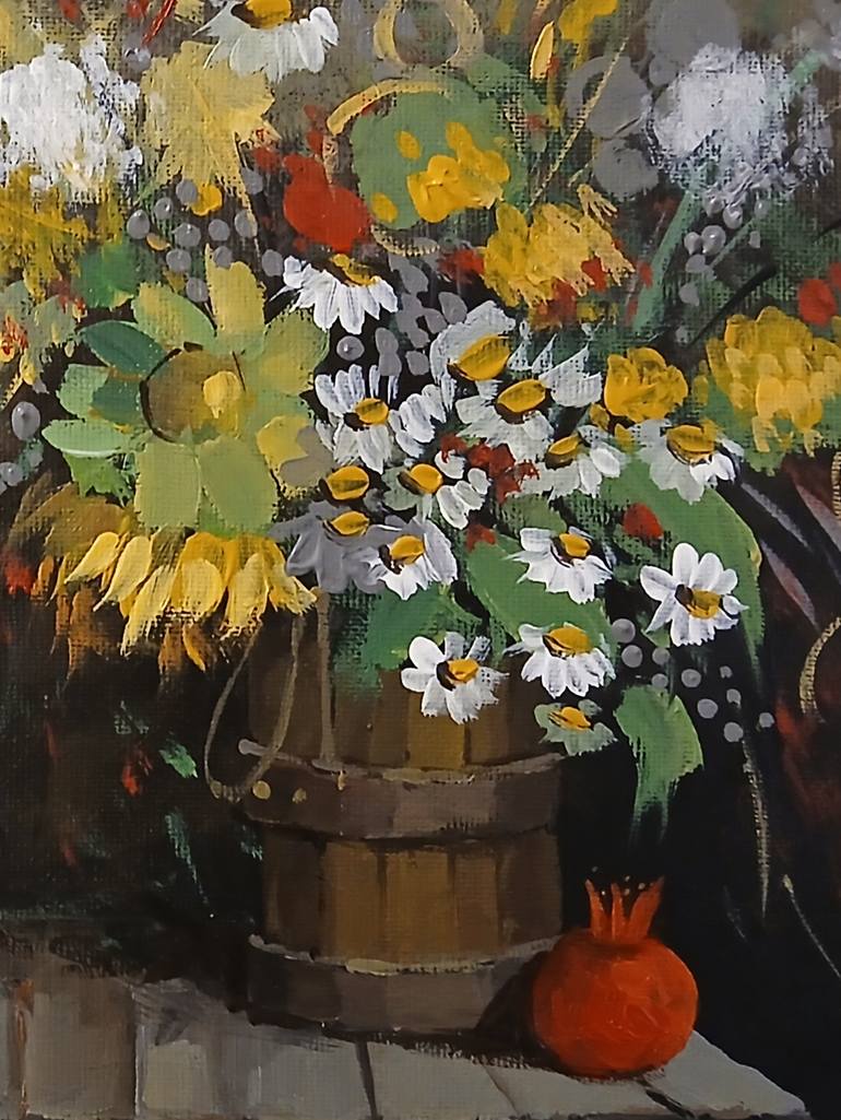 Original Impressionism Still Life Painting by Narinart Armgallery