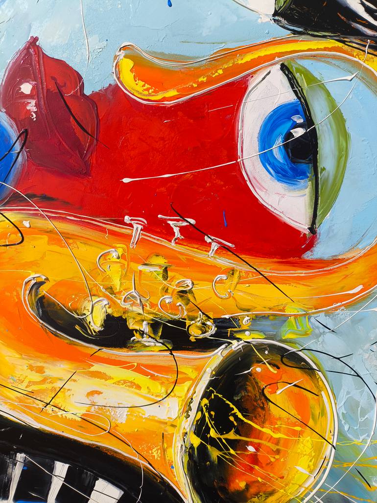 Original Abstract Music Painting by Narinart Armgallery
