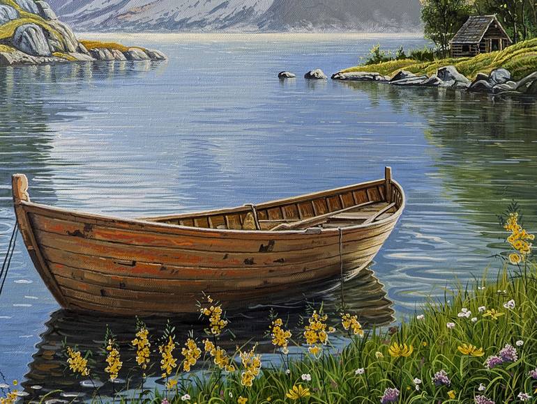 Original Realism Landscape Painting by Narinart Armgallery