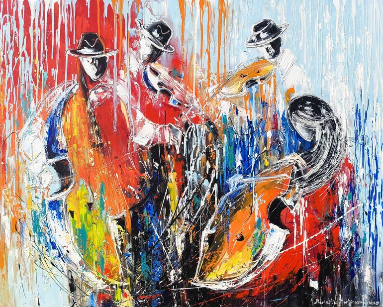 Original Abstract Music Paintings by Narinart Armgallery